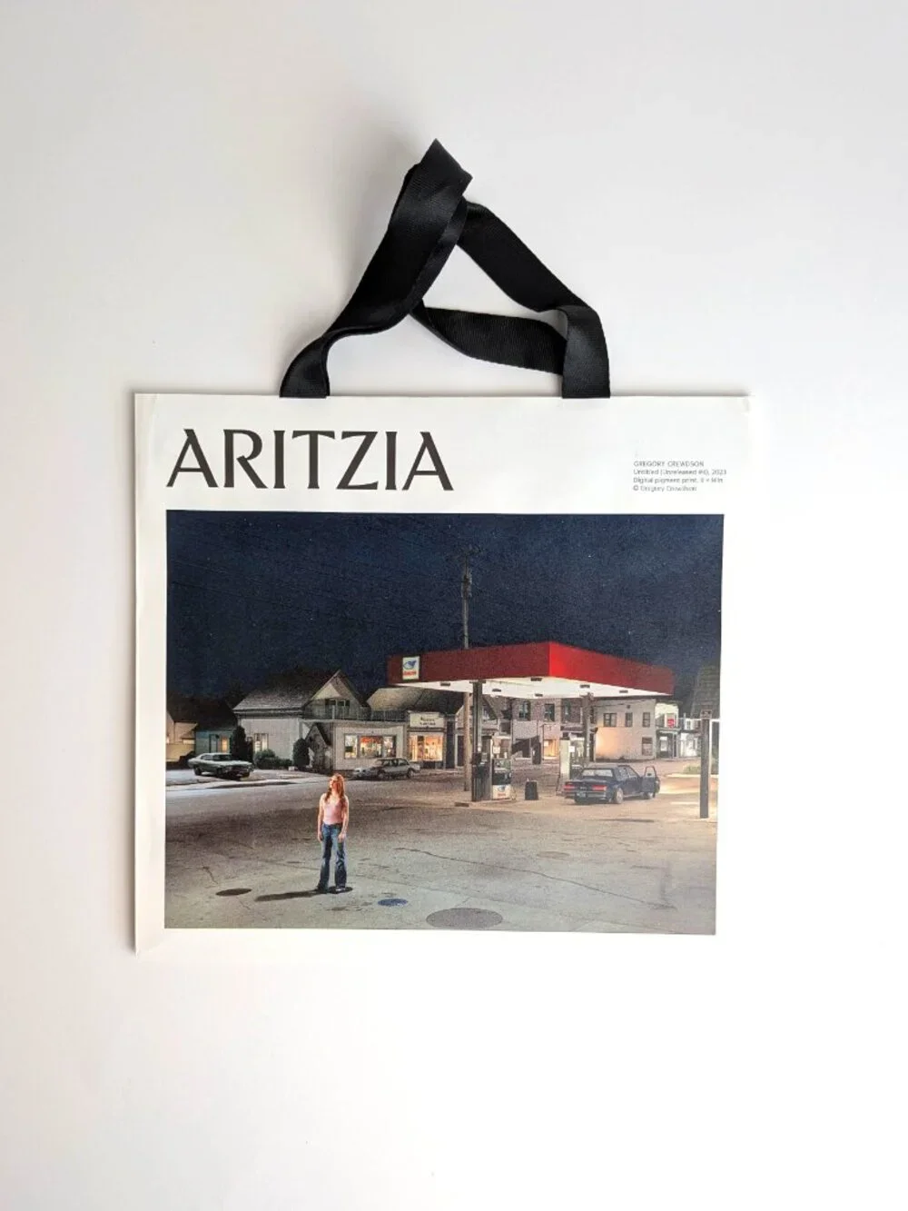 Lot of 4 Aritzia Artist Shopping Bags Gregory Crewdson Carlijn Jacobs Murphy